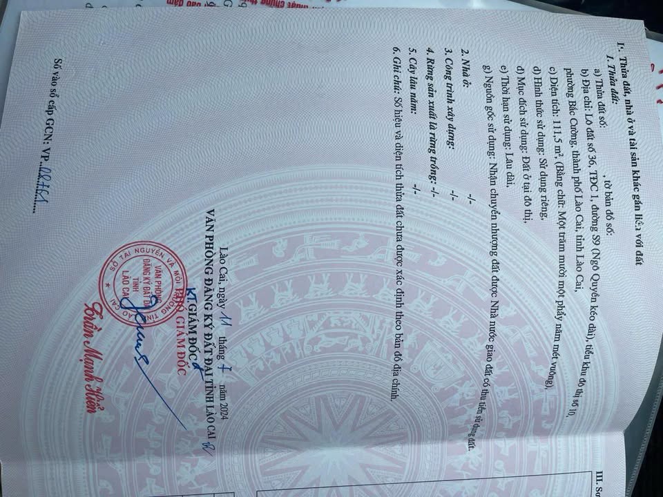 Nhà riêng Ngô Quyền Kéo Dài Lào Cai 110m² - Sẵn sàng ở ngay