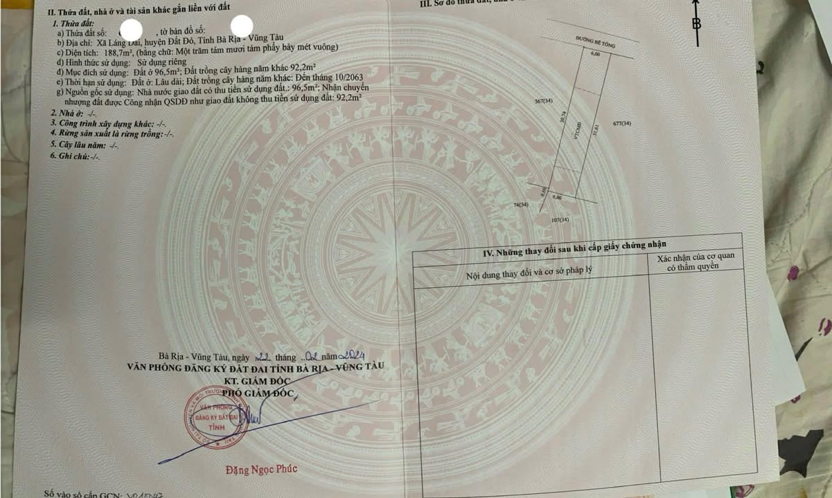 Đất nền Láng Dài 189m² 750 triệu - Sổ đỏ chính chủ