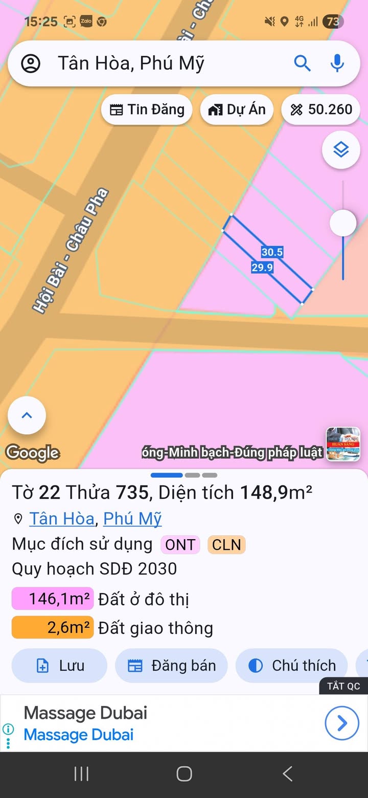 Đất nền Hội Bài Châu Pha 60m² 2,55 tỷ - Sổ đỏ chính chủ