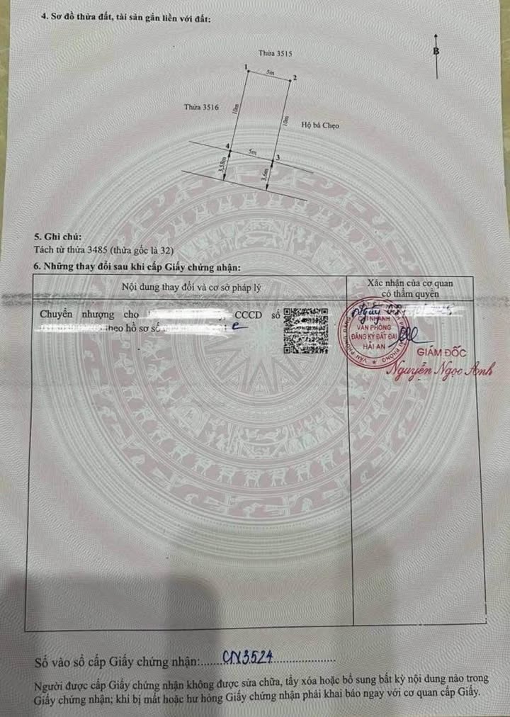 Đất nền Hải An 50m² 2.2 tỷ - Sổ đỏ chính chủ