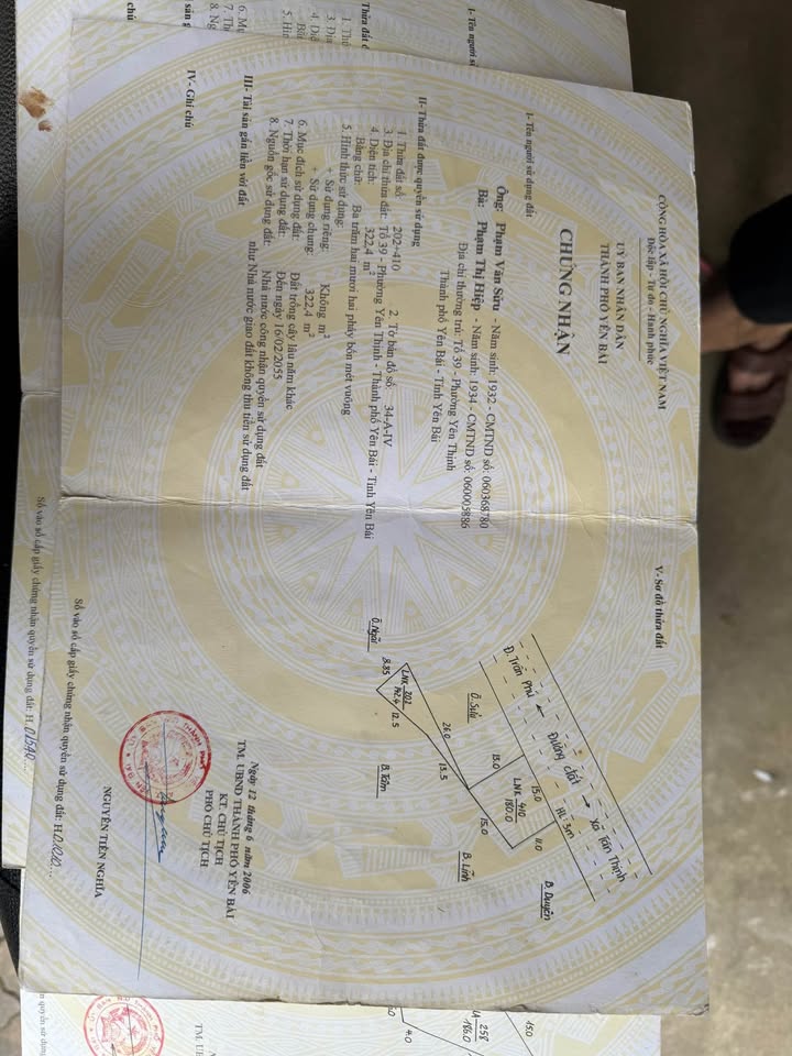 Đất Vườn Trần Phú Lục Yên 300m² - Sổ đỏ chính chủ, Đầu tư sinh lời!