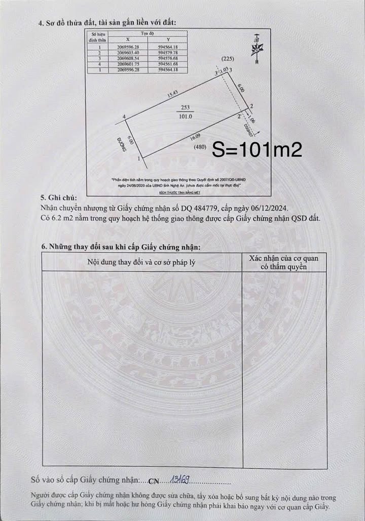 Đất nền Hưng Đông Vinh 100m² 2.5 tỷ - Sổ hồng chính chủ