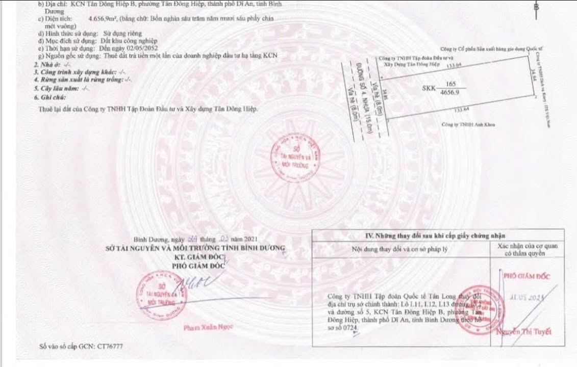 Warehouse Tan Dong Hiep B 4.600m² 63 tỷ - Hoạt động ngay