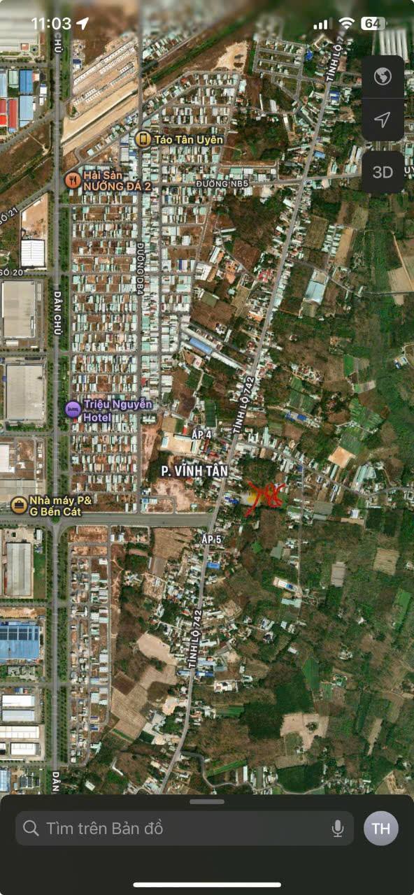 Đất nền Vĩnh Phú 3.600m²/16.2 tỷ - Đầu tư sinh lời