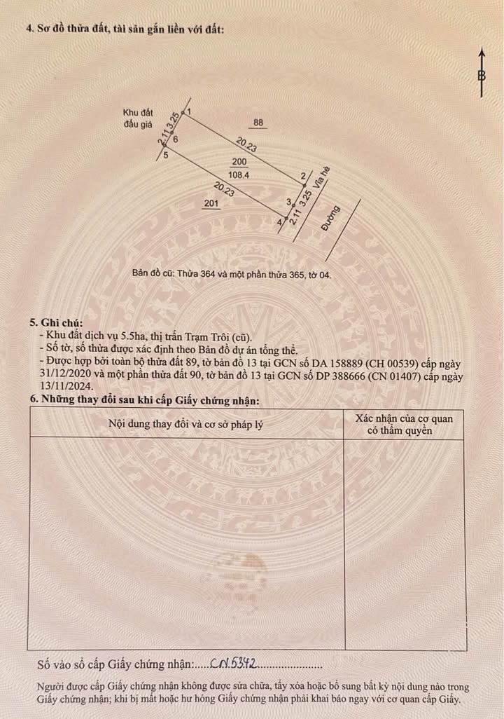 Đất Trạm Trôi Hoài Đức 216m² 30.24 tỷ - Sổ đỏ chính chủ