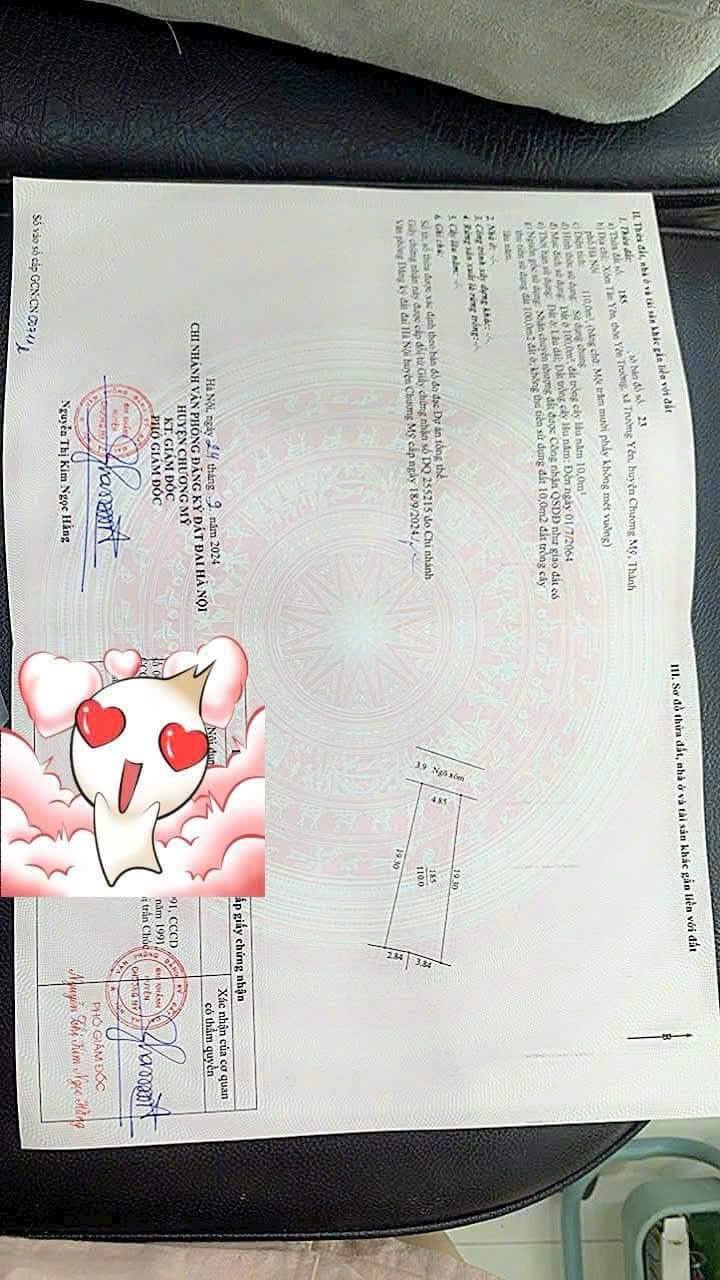 Đất Trường Yên Chương Mỹ 110m² đầu tư - Sổ đỏ chính chủ