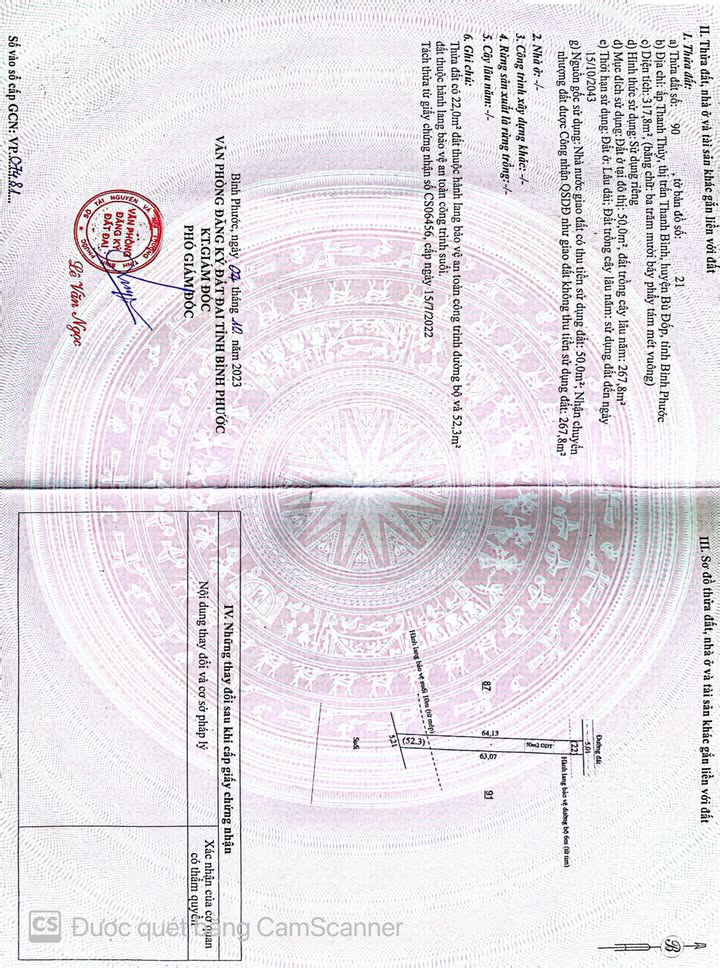 Đất nền Thiện Hưng Bù Đốp 317m² 100-199 triệu – Sổ đỏ chính chủ