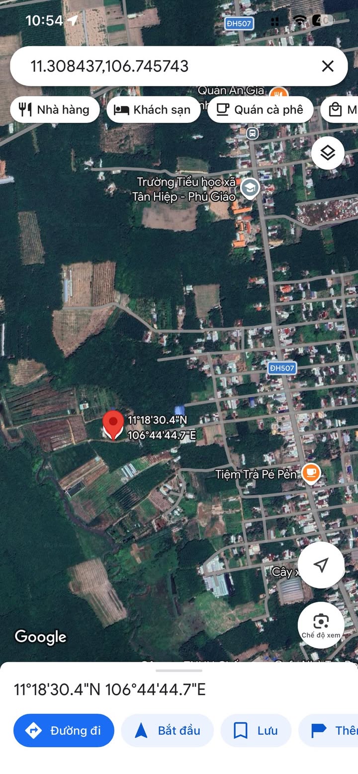 Đất Phú Giáo Tân Hiệp 8863m² trên 6 tỷ - Sổ đỏ chính chủ