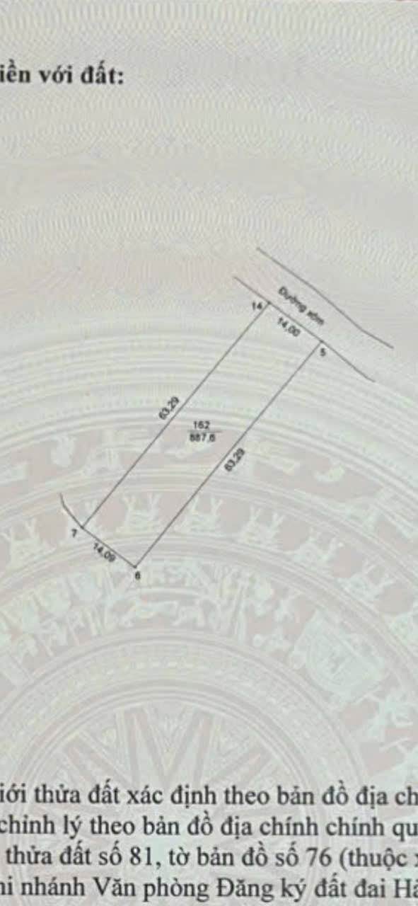 Đất nền Ba Trại, Ba Vì 887m² 3,x tỷ - Sổ đỏ chính chủ