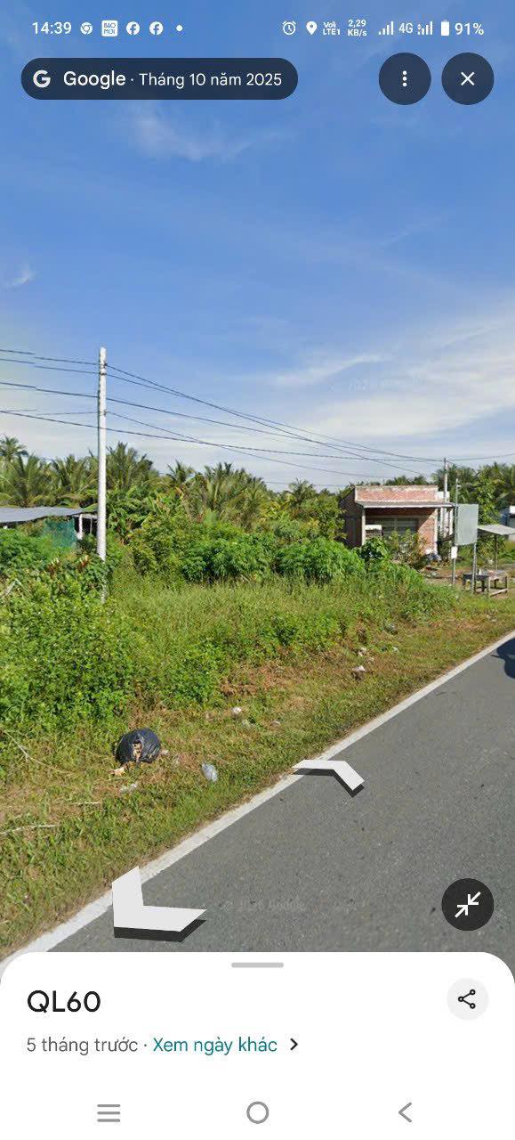 Đất nền Quốc lộ 60 Mỏ Cày Nam 500m² 2.1 tỷ - Sổ đỏ chính chủ