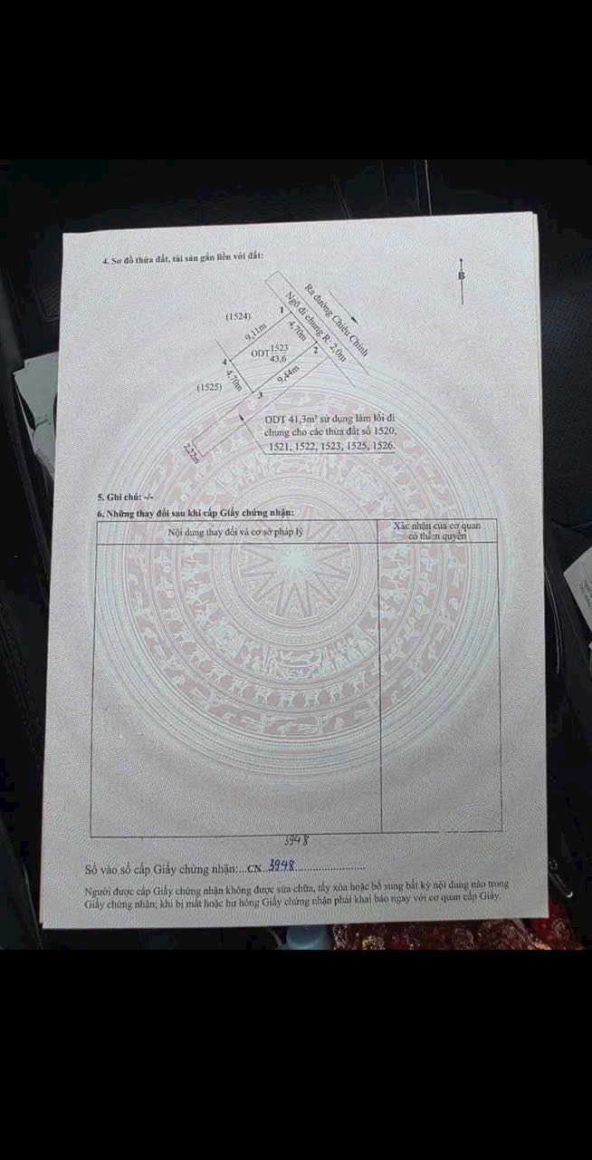 Đất nền Thủy Hà Thủy Nguyên 44m² 1 tỷ - Sổ đỏ chính chủ