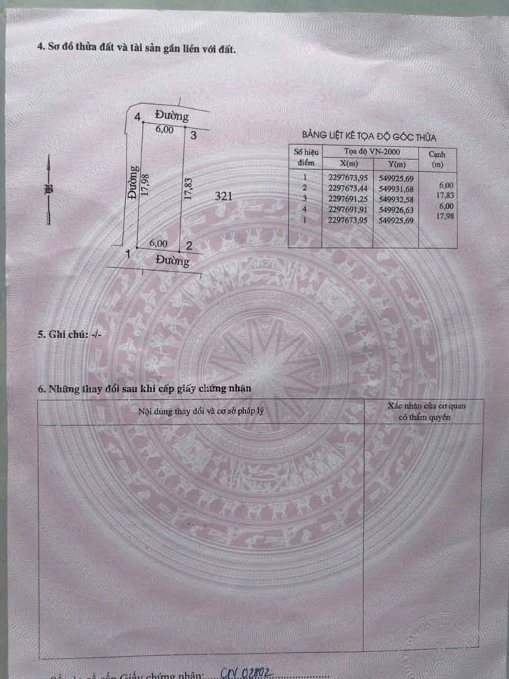Đất xã Chí Minh, Khoái Châu 107m² 1,8 tỷ - Sổ đỏ chính chủ