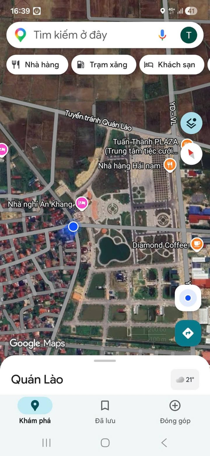 Đất nền Quán Lào 102m² 1 tỷ - Sổ đỏ chính chủ ven kênh