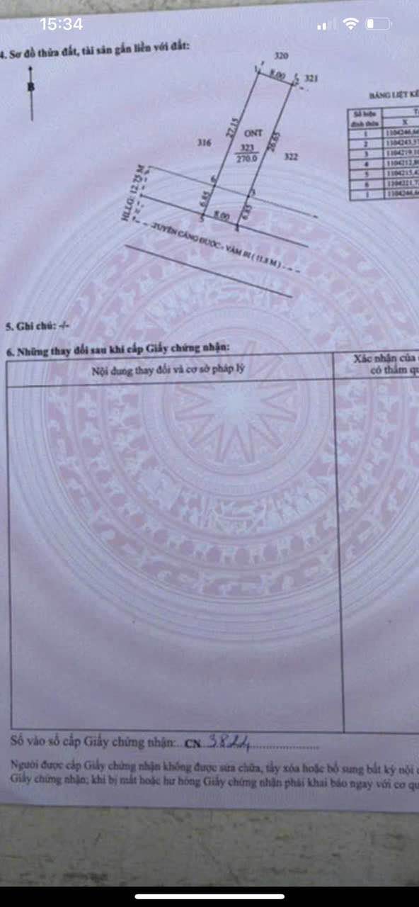 Đất nền Đường Lộ Vàm Bi 240m² giá 1 tỷ - Sổ đỏ chính chủ, xây tự do