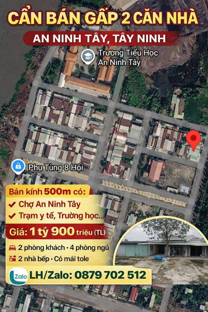 Nhà riêng An Ninh Đông 200m² 1.9 tỷ - Chính chủ bán gấp