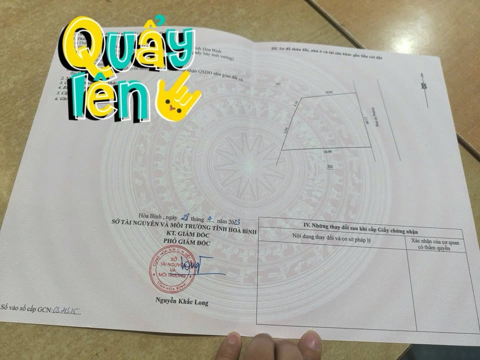 Đất nền Ngọc Lương Yên Thủy 139m² 5xx triệu - Sổ đỏ chính chủ