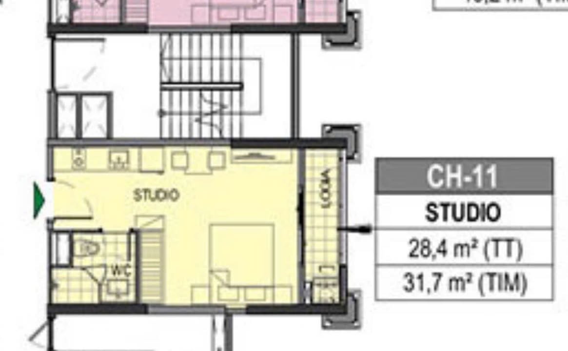 Căn hộ Ocean Park 28,4m² 2,37 tỷ - View đẹp tầng cao