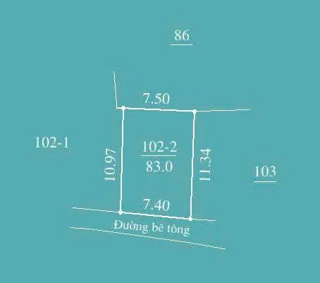 Đất Dân Hòa Thanh Oai 83m² - Sổ đỏ chính chủ