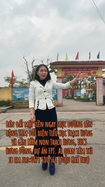 Đất nền Thạch Hưng Hà Tĩnh 170m² 4 tỷ - Sổ đỏ