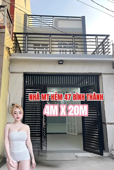 Nhà hẻm 47 Bình Thành 80m² 5.8 tỷ - Ô tô vào nhà