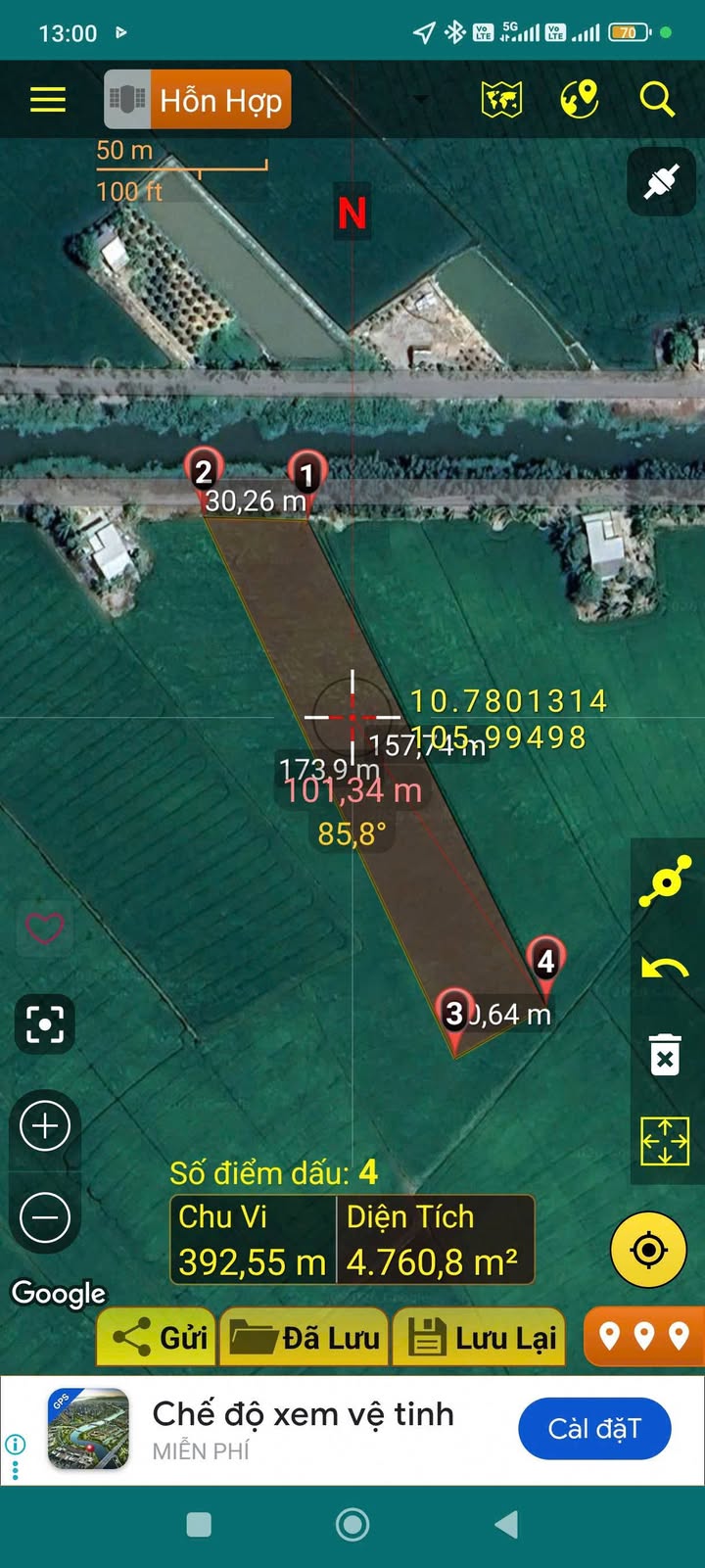 Đất nền Bình Hòa 4.500m² giá 1.1 tỷ - Sổ đỏ chính chủ