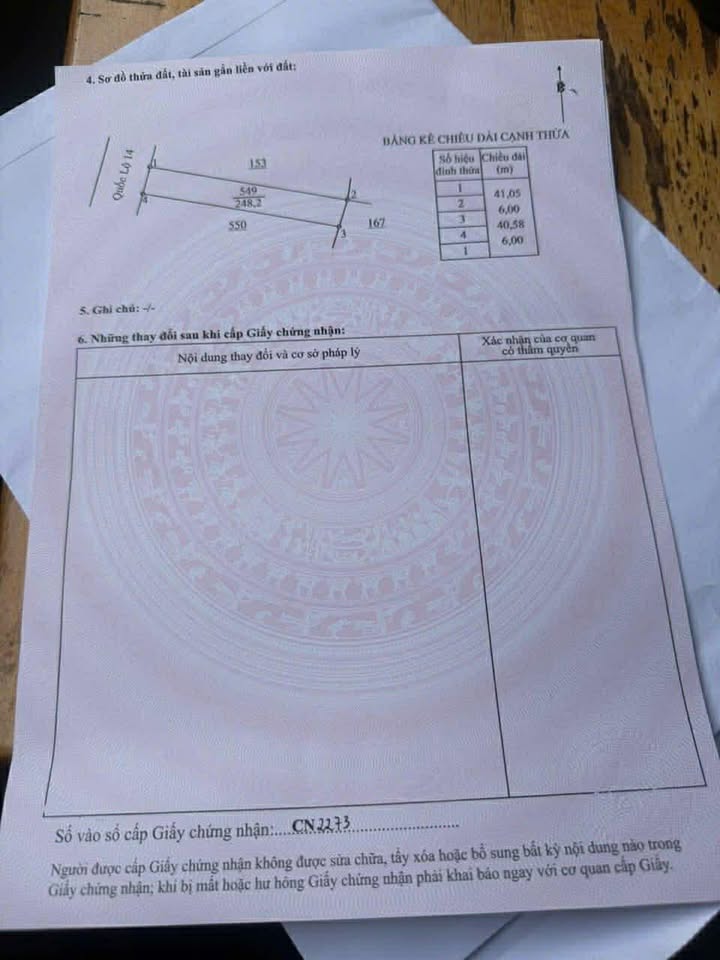 Đất nền QL14 Tuy Đức 240m² 71.76 tỷ - Đường to ô tô