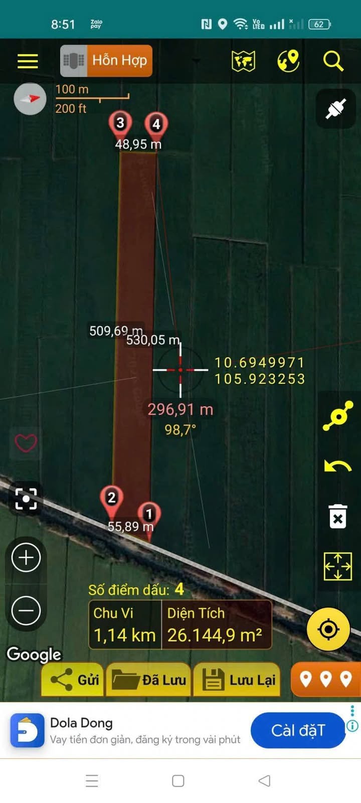 Farm Bắc Hòa Tân Thạnh 25 công 4 tỷ - Tiềm năng tăng giá