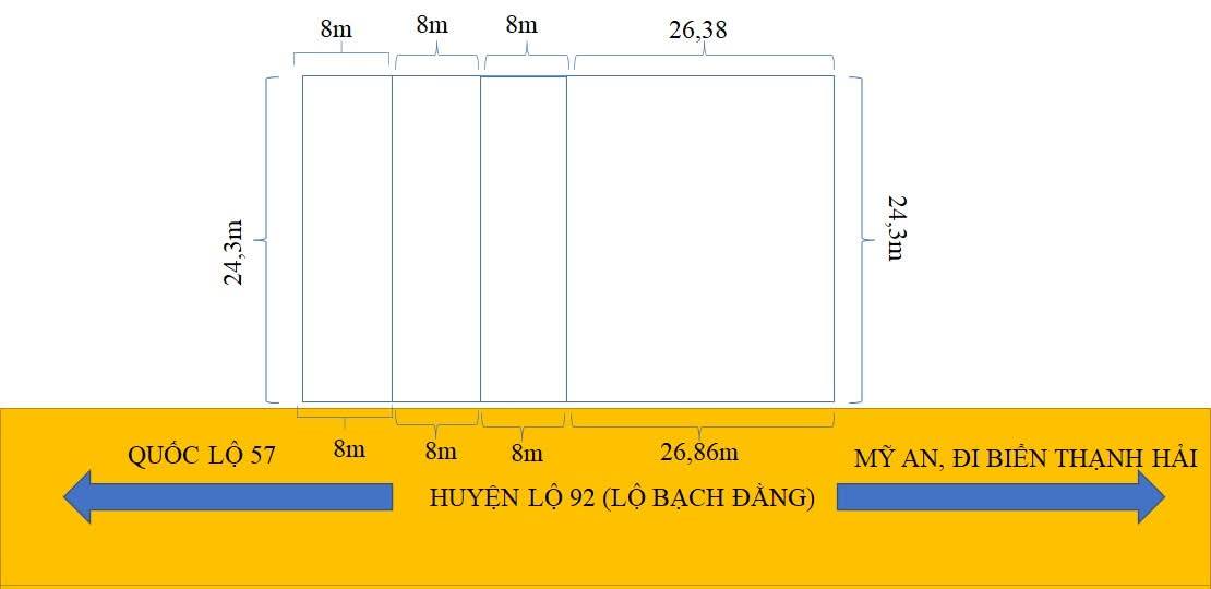 Đất nền HL92 Quới Điền 4.000m² - Sổ đỏ chính chủ