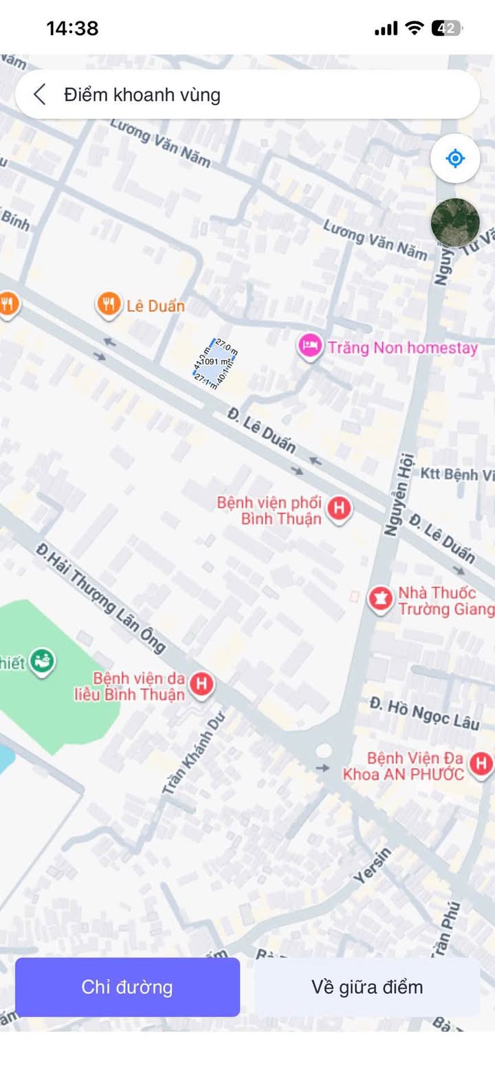 Đất nền Phú Trinh Phan Thiết 1.091m2 35 tỷ - Sổ đỏ