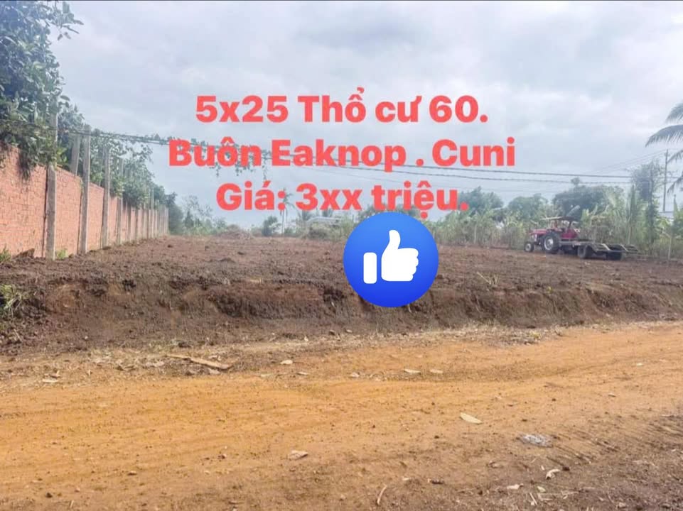 Đất nền Buôn EaKnop 125m² thỏa thuận - Sổ đỏ chính chủ