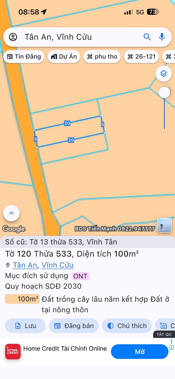 Đất nền Tân Hạnh Biên Hòa 100m² 1 tỷ - Sổ đỏ chính chủ