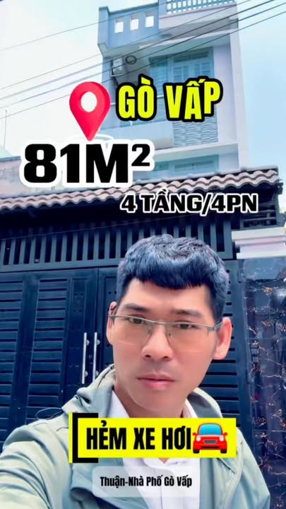 Nhà riêng Phạm Văn Chiêu P8 Gò Vấp 81m2 8 tỷ - Ô tô vào tận nhà
