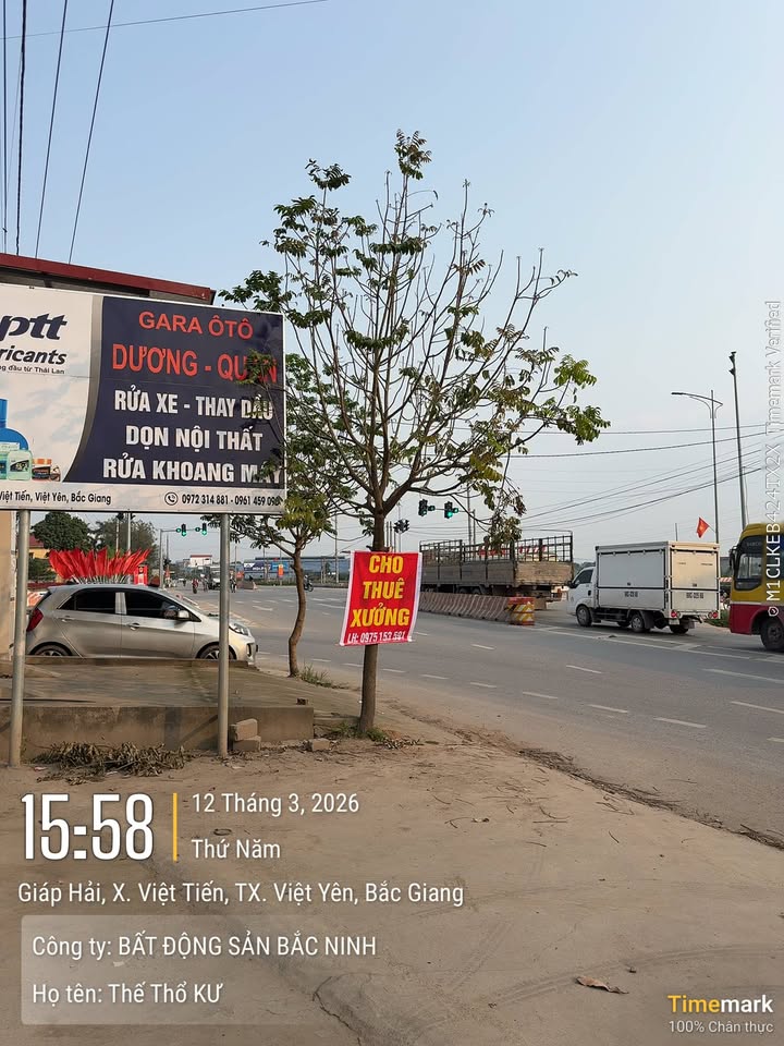 Kho xưởng 400m² QL37 Việt Tiến cho thuê - Gần KCN