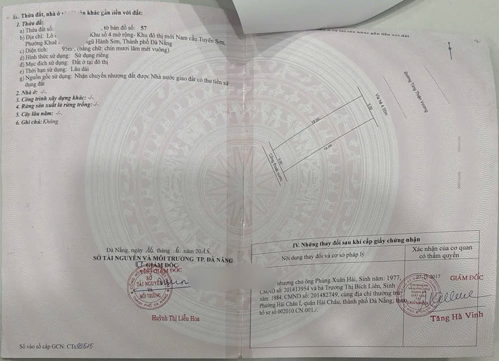 Nhà mặt tiền Nam Việt Á Đà Nẵng 95m², 11 tỷ - Ô tô vào nhà