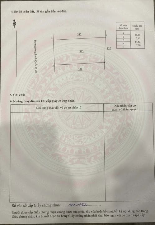 Đất nền Gia Kiệm 107m² giá 1.45 tỷ - Sổ đỏ chính chủ