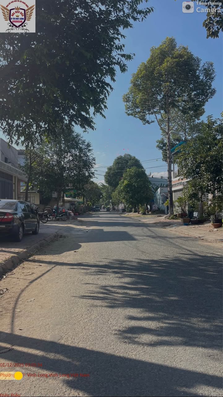 Đất nền Phường 8 Vĩnh Long 120m² - Sổ đỏ chính chủ