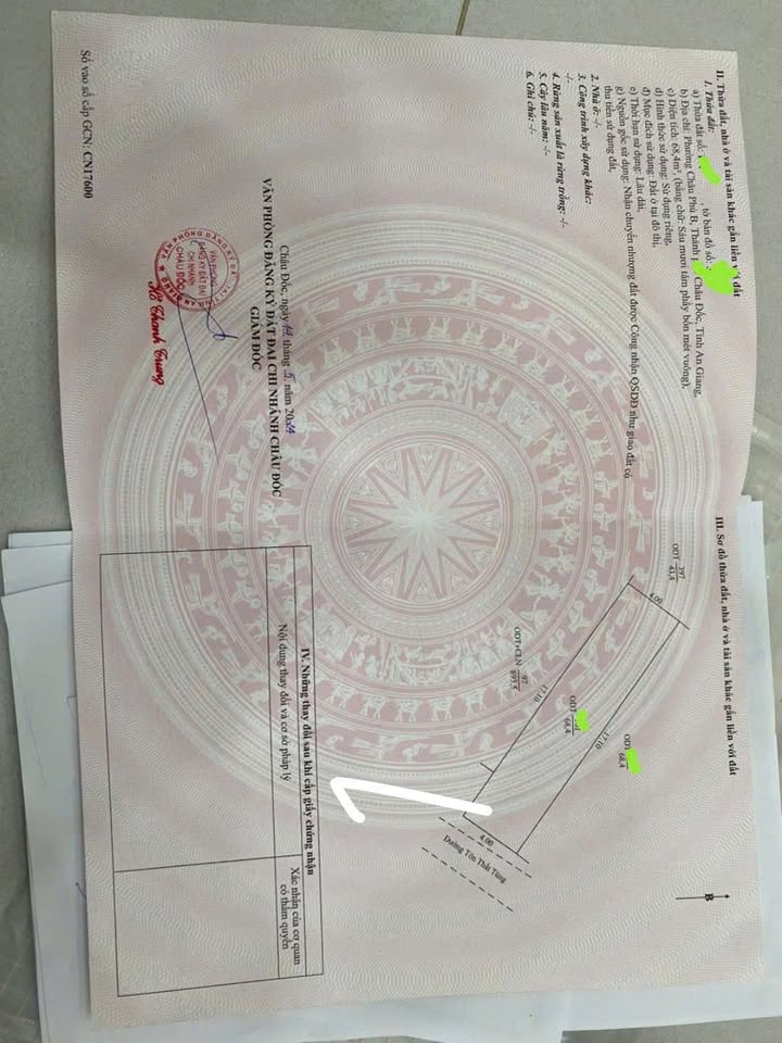 Đất nền Tôn Thất Tùng Châu Đốc 68m² 1.15 tỷ - Sổ đỏ