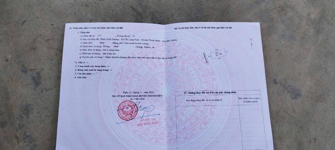 Đất Chi Lăng Nam 90m² 1 tỷ - Sổ đỏ chính chủ