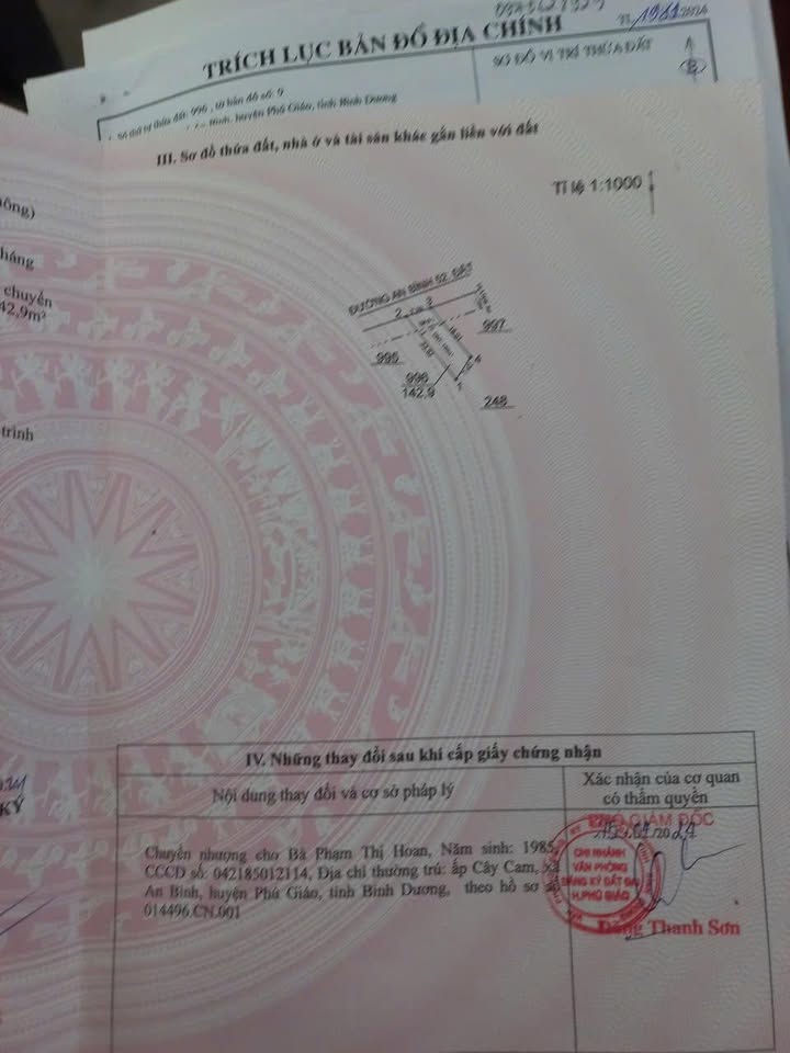 Đất nền An Bình 52, Bình Tân 154m² 500tr – Sổ đỏ chính chủ