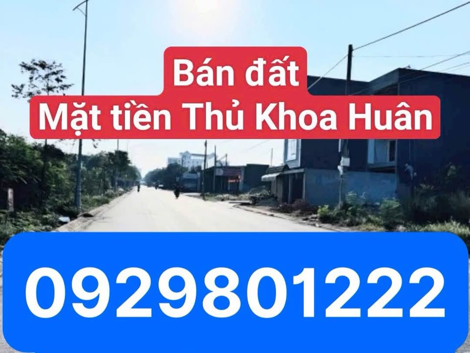 Đất Thủ Khoa Huân 250m² 6.39 tỷ - Sổ đỏ