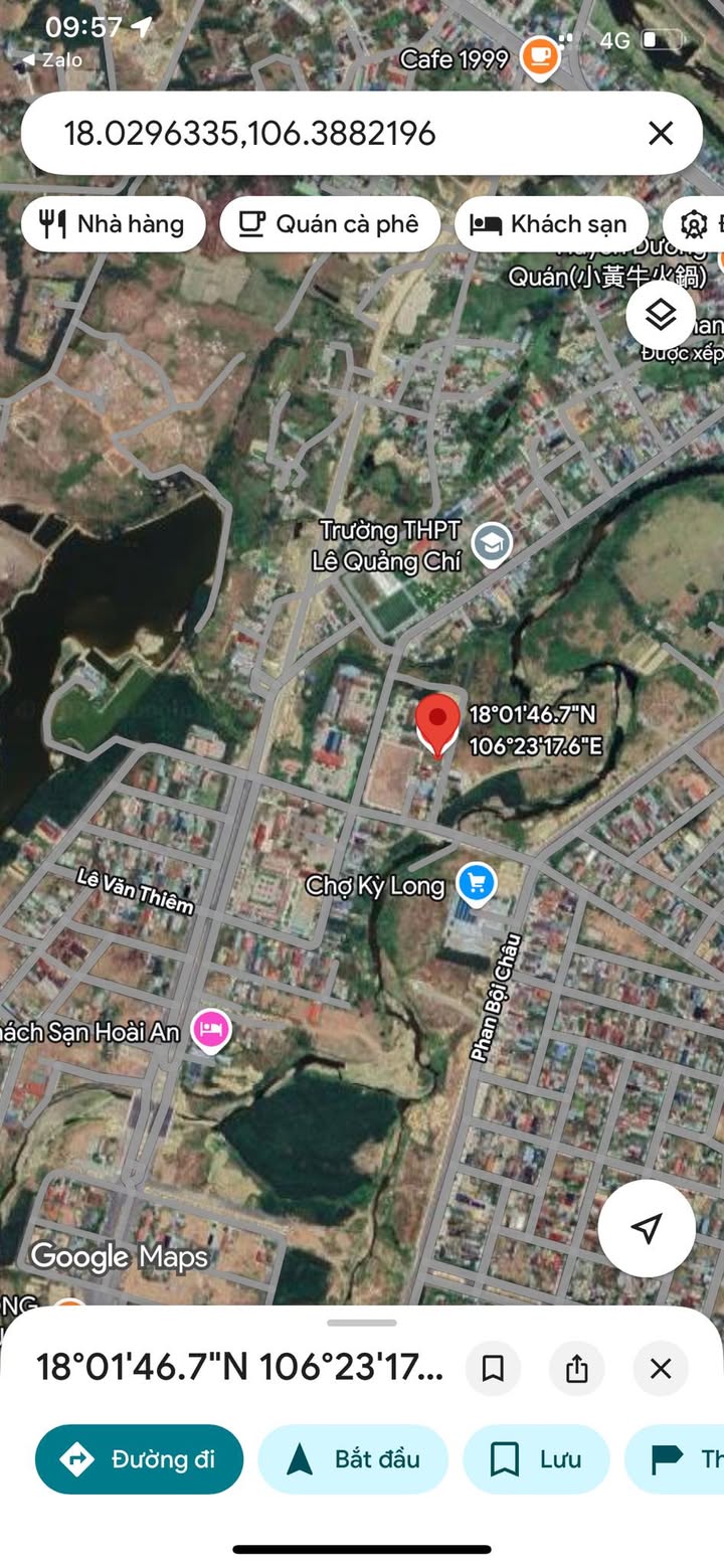 Đất nền TP Hà Tĩnh 200m² 1.8 tỷ - Sổ đỏ chính chủ