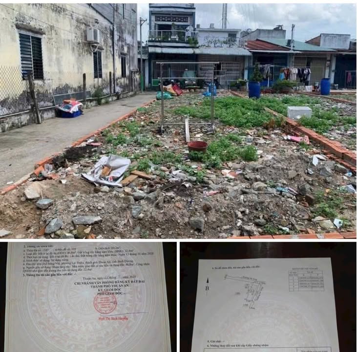 Đất nền Thuận An 69m2 1.9 tỷ - Sổ đỏ chính chủ xây ngay