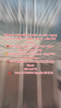 Nhà Trần Bình Trọng P.1 Q.10 42m² 10,5 tỷ - Chính chủ bán