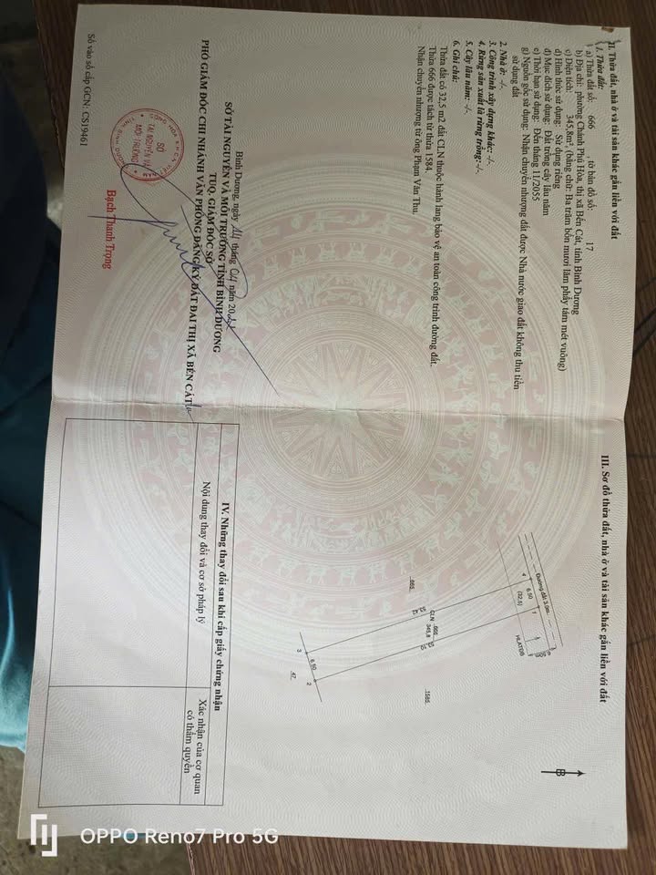 Đất nền Chánh Phú Hòa Bến Cát 345m² - Xây dựng tự do