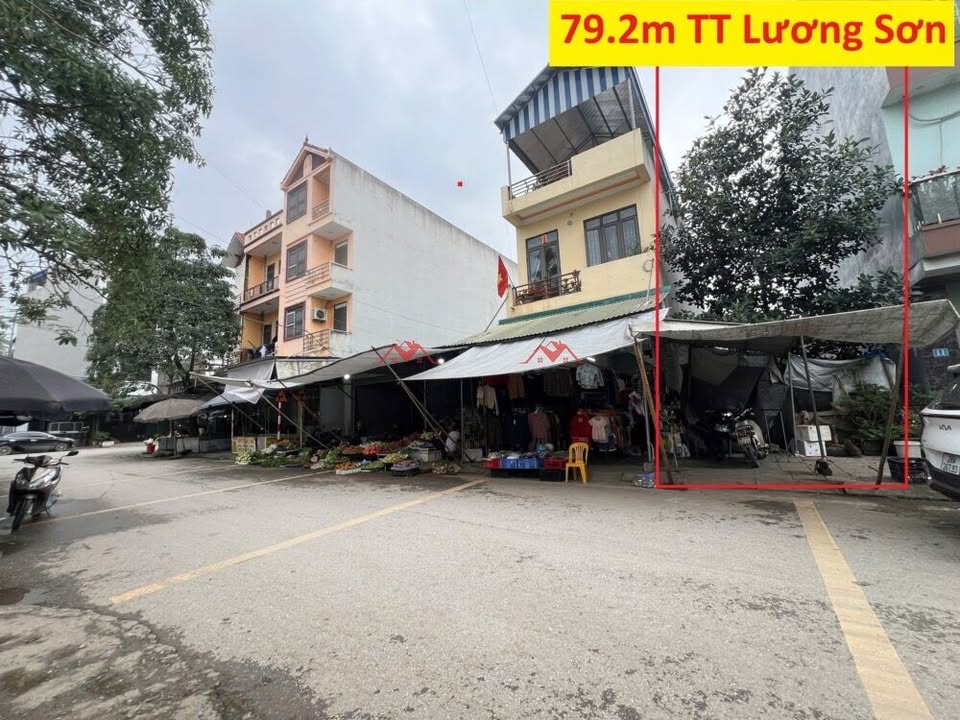 Đất TT Lương Sơn 79.2m² sổ đỏ chính chủ - Giá F0 CĐT