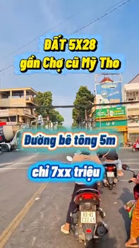 Đất Mỹ Tho 139m2 7xx triệu - Sổ đỏ chính chủ, đường 5m