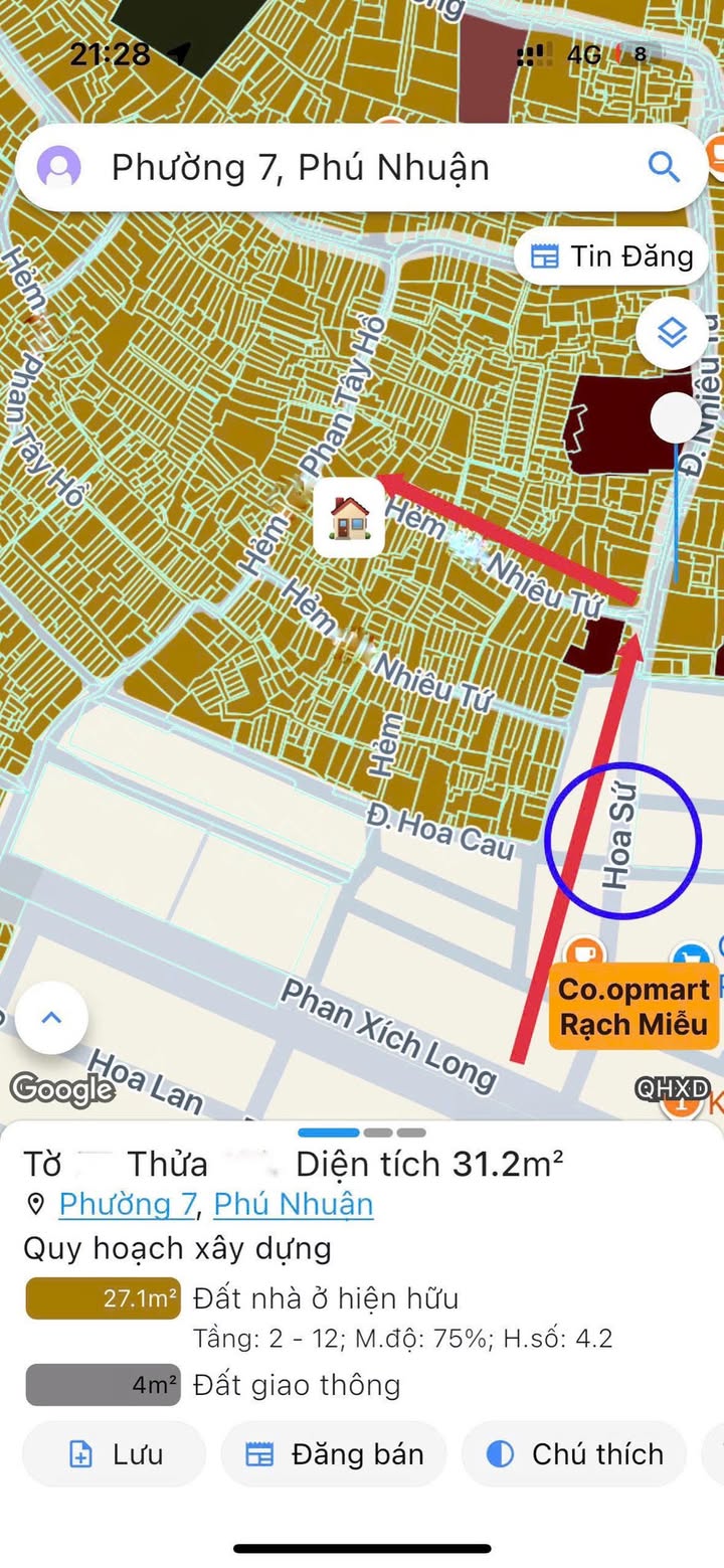 Nhà Phường 1 Phú Nhuận 31m² 5,65 tỷ - Chính chủ bán