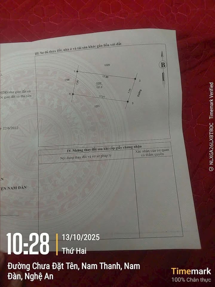 Đất Nam Thanh Nam Đàn 120m² giá thỏa thuận - Vị trí đẹp