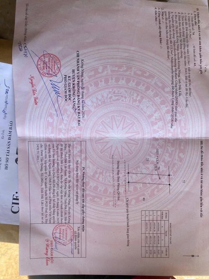 Đất Phan Đình Phùng Krông Năng 150m2 380tr - Sổ đỏ chính chủ