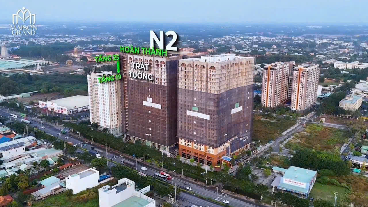 Căn hộ Maison Grand Phú Mỹ 49m² giá 1.85 tỷ - Full nội thất cao cấp!